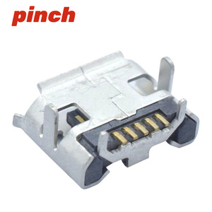 Conector Micro USB Hembra de 5 Pines, Montaje Horizontal en Superficie, Terminal PCB para Interfaz de Carga Android - Product Image 3