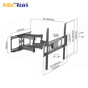 Led Tv Bracket Metal VESA Racks Led Display Hanging Accessories Lcd Tv Mounting Brackets