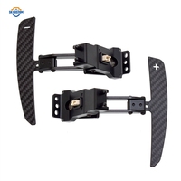 Palettes de changement de vitesse magnétiques en fibre de carbone pour volant Porsche Panamera Cayman Cayenne Macan 718 991 – Extension de palettes