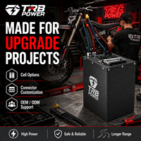 Batterie lithium haute puissance OEM 72V 25Ah pour moto tout-terrain électrique TUTTIO Soleil01, pack amélioré 20S5P avec BMS Bluetooth intelligent et boîtier métallique