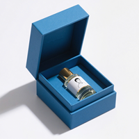 Boîte de parfum 50ml Emballage en carton de qualité supérieure Design à couvercle rabattable Boîte-cadeau vide à retirer pour échantillons de parfum
