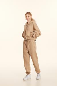 <span class=keywords><strong>Sweat</strong></span> <span class=keywords><strong>à</strong></span> <span class=keywords><strong>Capuche</strong></span> Court Zippé Personnalisé et <span class=keywords><strong>Uni</strong></span> pour <span class=keywords><strong>Femme</strong></span>, en Molleton de Coton Lourd, Style Streetwear, Veste Manteau Blouson Zippé pour Filles Tendance - Product Image 6