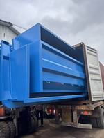 Conteneur de collecte de déchets de construction à crochet de levage, benne de camion à benne basculante jetable, conteneur à ordures personnalisé à crochet