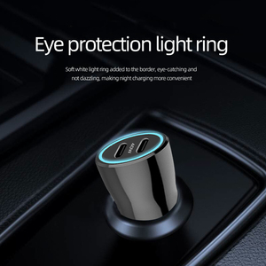 Descuento superventas 2 en 1 cargador de coche Dual 40W tipo C Cable cargador de coche de carga rápida para teléfono - Product Image 6