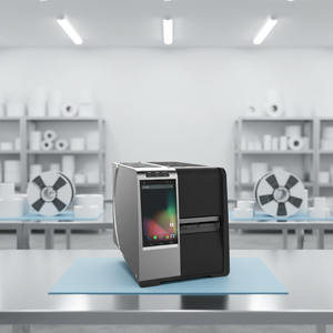 เครื่องพิมพ์แท็ก RFID สำหรับเครื่องประดับ หน้าจอสัมผัสเกรดอุตสาหกรรม ความละเอียด 203 <span class=keywords><strong>DPI</strong></span> สำหรับการจัดการสินทรัพย์ค้าปลีก รับประกัน 1 ปี - Product Image 1