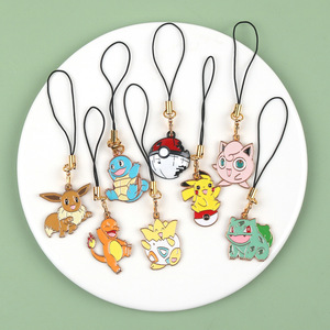 Lovely Cartoon <strong>Pokemoned</strong> Eevee Pika Keychain Accessories Phone Case Pendant Anti-Lost USB Key Chain Promotional Gifts <strong>Keyrings</strong> - Product Image 1