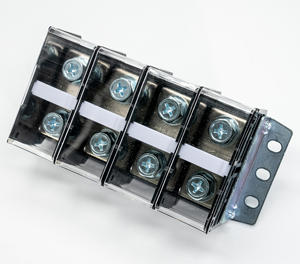 SCED, gran oferta, Conector de bloque de terminales PC UL94 de 4 polos con cubierta, bloque de terminales de carril CE CUL de 200A y 36mm - Product Image 3