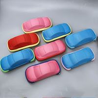 Étui à lunettes de soleil mignon pour enfants style voiture lunettes fermeture éclair étui à lunettes rigide quantité minimale de commande bas