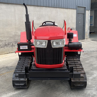 Tracteur à chenilles 100 CV avec moteur et transmission par engrenages pour les opérations agricoles, utilisation agricole à haute efficacité