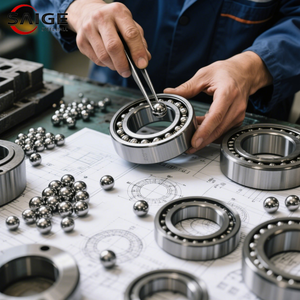 ลูกปืนเหล็กโครเมียมยี่ห้อ <span class=keywords><strong>Feige</strong></span> ได้รับการรับรองมาตรฐาน ISO9001 ขนาด G40/G60/G100 ความแข็ง HRC66-70 ขนาด 3 มม./6 มม./8 มม./12 มม./24 มม. สำหรับตลับลูกปืนจักรยาน - Product Image 2