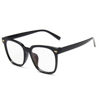 QUEJOEY Nuevas gafas cuadradas negras vintage para hombres y mujeres, gafas ópticas con bloqueo de luz azul, listas para prescripción médica, transparentes