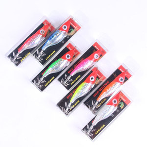 10cm/9g Squid Jig Lure di Pesca di plastica Dura Octopus <span class=keywords><strong>Seppie</strong></span> Calamari Luminoso Jig - Product Image 6