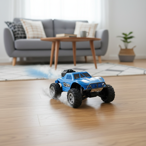 Auto RC AJB a 5 Canali 27Mhz con Illuminazione a Spruzzo, Veicolo Fuoristrada Simulato di Grado Hobby, Auto Elettrica Telecomandata per Bambini - Product Image 2