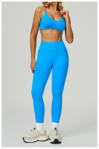 Bond donna tuta Yoga senza cuciture a contrasto di colore cava bella schiena a vita alta abbigliamento Fitness Outdoor <span class=keywords><strong>sport</strong></span> da corsa 5 tuta - Product Image 5