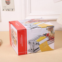 Offre Spéciale 220v ménage deux couteaux manuel nouilles et produits céréaliers faisant la Machine petite Machine à manivelle multifonction