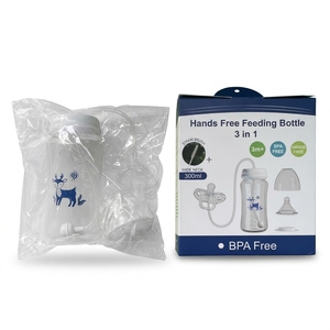 Nuevos Productos <span class=keywords><strong>para</strong></span> Bebés, Biberones 3 en 1 Manos Libres, Logotipo Personalizado, Biberón de Leche <span class=keywords><strong>para</strong></span> Bebés Recién Nacidos, Libre de BPA, de Polipropileno - Product Image 5