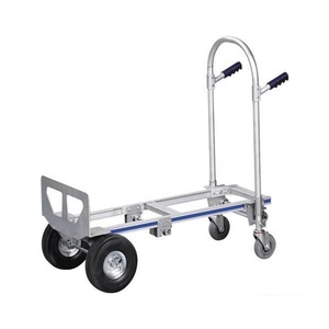 Chariot à main en <span class=keywords><strong>Aluminium</strong></span> HT1888 à double usage <span class=keywords><strong>brouette</strong></span> industrielle <span class=keywords><strong>brouette</strong></span> à <span class=keywords><strong>roues</strong></span> robustes - Product Image 4
