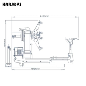 Máquina de montaje de neumáticos para camiones KARJOYS, cambiador de neumáticos de 14 ''-26'', eficiente y fácil de usar - Product Image 2