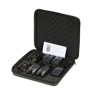 Set di Segnalatori Acustici Wireless per la Pesca, Kit Allarme da Pesca Digitale 1 Ricevitore Più 4 Segnalatori per la Pesca alla Carpa con 4 Pezzi - Product Image 1