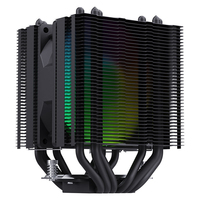 Refroidisseur d'air pour CPU, 6 caloducs, double tour de 120 mm, TDP 150W, cuivre et aluminium, 22dBA, module de refroidissement pour ordinateur de bureau