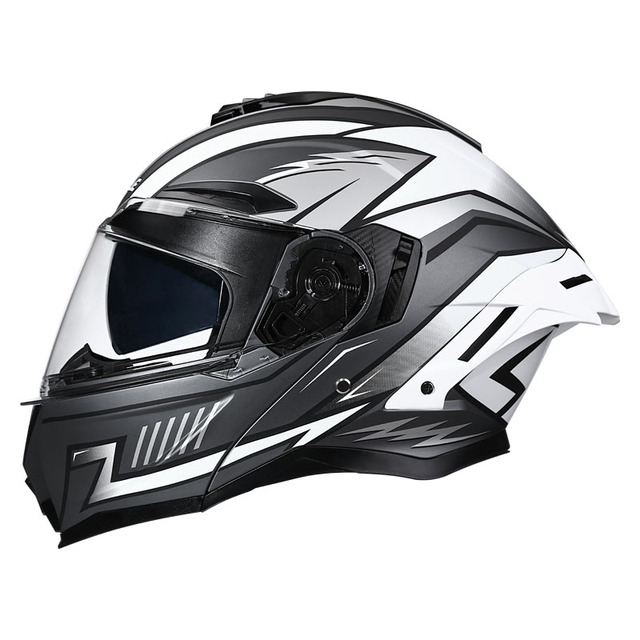 Flip-Up Modular Helmet - New Gen, Dual Visor ,12-Month Warranty, Unisex, All-Season Use