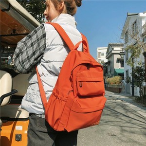 Zaino da <span class=keywords><strong>donna</strong></span> 2019 leggero impermeabile in nylon grande capacità 600D multitasche per scuola e viaggi tinta unita per l'estate - Product Image 4