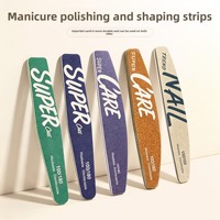 Lime à ongles professionnelle en éponge EVA double face, bloc de polissage 100/180 grains, durable, lavable, désinfectable pour le nail art