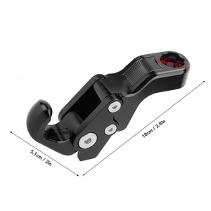 Crochet de suspension pour sac de moto, 10,5 mm, en alliage d'aluminium, polyvalent, fixation sécurisée, crochet en forme de griffe pour casque, pour C400GT C400X <span class=keywords><strong>CE04</strong></span> B - Product Image 2