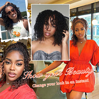 Fabrication En Gros Cheveux Crochetés Bouclés Type Yanky Twist 12 Pouces, Fluffy Spring Mini Twist, Passion Twist Pré-Bouclés Pour Tressage