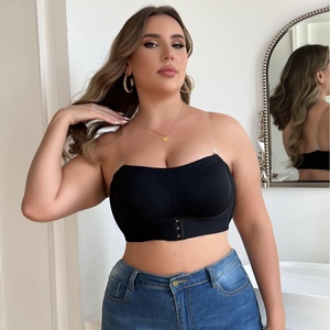 <span class=keywords><strong>Soutien</strong></span>-<span class=keywords><strong>gorge</strong></span> push-up sans bretelles <span class=keywords><strong>grande</strong></span> <span class=keywords><strong>taille</strong></span> pour femmes, <span class=keywords><strong>soutien</strong></span>-<span class=keywords><strong>gorge</strong></span> <span class=keywords><strong>bandeau</strong></span> invisible avec fermeture à crochet au dos, sans armatures pour robe de mariée - Product Image 3