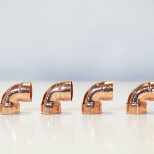 High-Quality Red <b>Copper</b> Welded <b>Copper</b> Pipe Flared Thickened Fitting - 90-Degree Elbow - Product Image 6