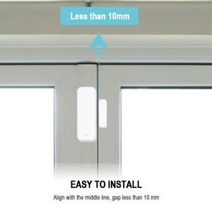 Tuya Wifi akıllı kapı sensörü pencere giriş sensörü hırsız güvenlik manyetik sensör Alarm akıllı yaşam Alexa <span class=keywords><strong>Google</strong></span> ev ile çalışır - Product Image 5