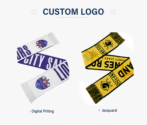 Sciarpe da Calcio in Acrilico Oversize Morbide e Confortevoli con Logo Personalizzato, Campione Gratuito, Vendita Calda per Tifosi - Product Image 4