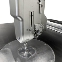 Glory Tang Machine à coudre automatique pour matériaux lourds à motif de cuir Machine à coudre pour tapisserie d'ameublement à tête rotative à 360 degrés