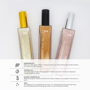 ZPM OEM/ODM Etiqueta Privada resplandor <span class=keywords><strong>iluminador</strong></span> líquido bronce brillo cuerpo aceite de brillo - Product Image 3