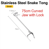 Pince à serpents professionnelle robuste avec mâchoire large verrouillable, outil de préhension pliable pour reptiles