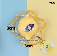 Nieuw gestikt schattig citroen squishy slow rebound stressverlichtend speeltje rubberen fruit bureauhuisdier gadget voor kinderkamerdecoratie