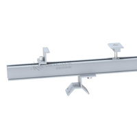 Rail en H avec pince en T pour montage de panneaux solaires, kit complet rail et pince PV