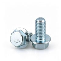 Stainless Steel Zinc Plated Flange Bolt High Strength Corrosion Resistant Fastener M8-M24
