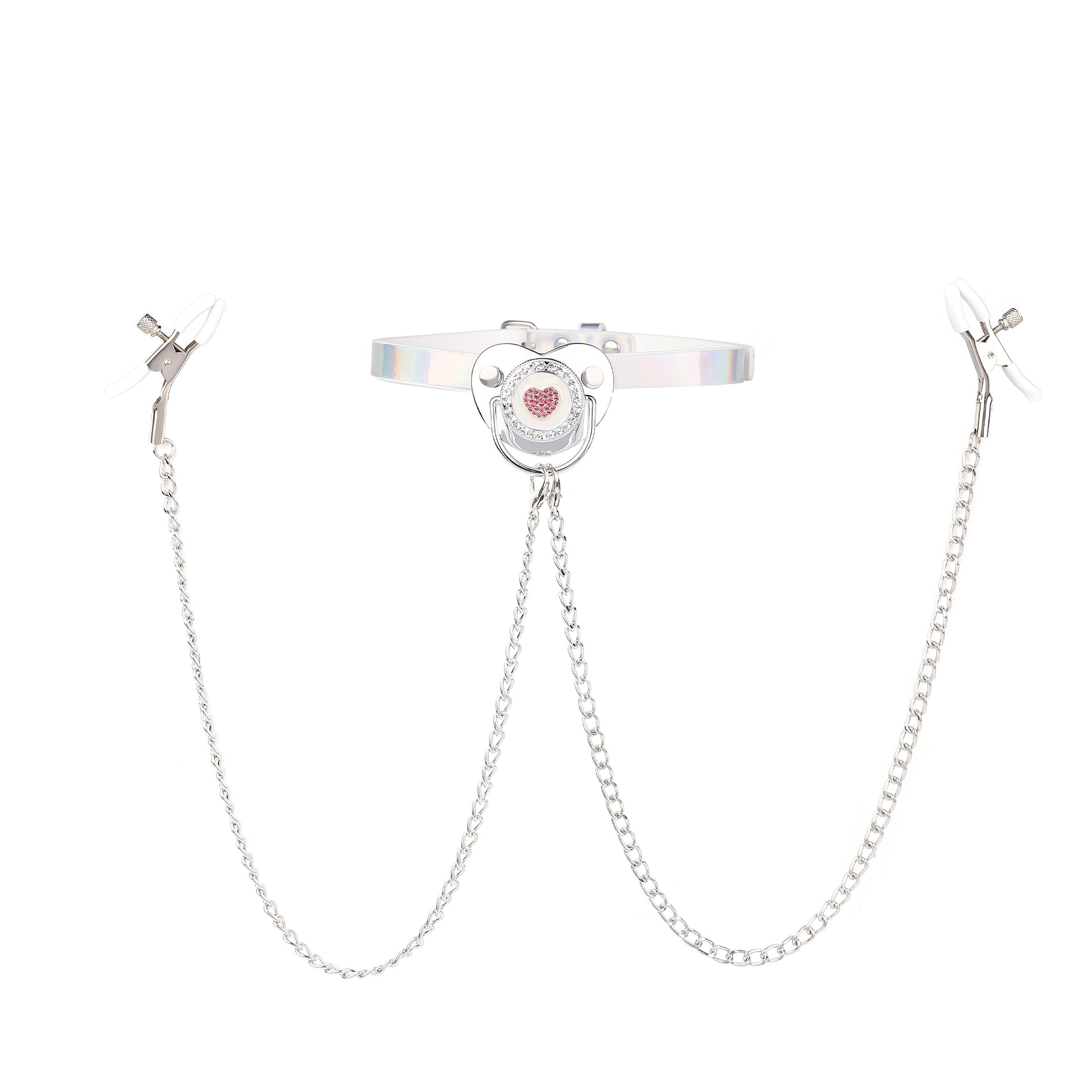 Love [pacifier plug + nipple clamp]