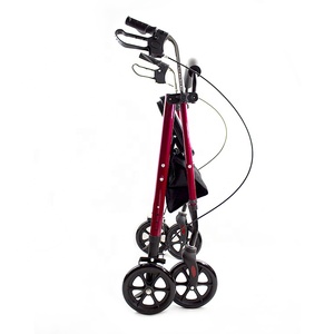 Легкая алюминиевая рама с сиденьем и спинкой для пожилых людей, лидер продаж, роликовые ходунки - Product Image 1