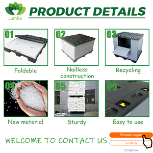 Công nghiệp lưu trữ Thùng <span class=keywords><strong>Polypropylene</strong></span> PP tay áo hộp nhựa Pallet container nhựa tay Áo hộp với chia - Product Image 2