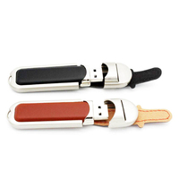Cadeaux personnalisés, gadgets originaux, fabrication OEM acceptée, clé USB en cuir PU 16 Go, clé USB 8 Go 16 Go 32 Go 64 Go, cadeau promotionnel 3.0 2.0