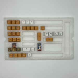 Patrón DYI <span class=keywords><strong>Cherry</strong></span> Profile PBT Dye-sub <span class=keywords><strong>Keycaps</strong></span> para Gateron TTC <span class=keywords><strong>MX</strong></span> Switches Teclado magnético mecánico personalizado Resistente al desgaste - Product Image 4