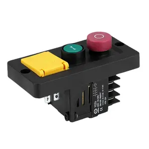 YCZ6 Push Button And Emergency Stop Electromagnetic Switch ON-OFF With Rocker Switches 400V 50/60Hz Single/Three Phase