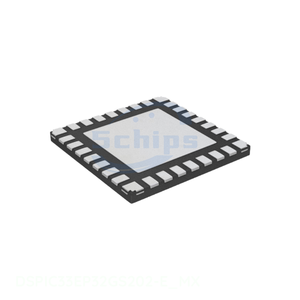 Composants électroniques embarqués DSPIC33EP32GS202-E_MX à 28 pôles UQFN à contacts apparents – Distributeur agréé - Product Image 1