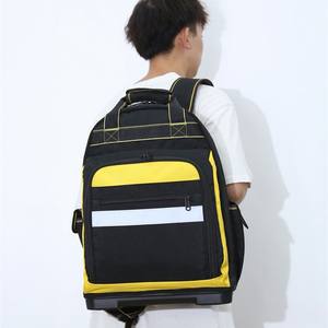 Sac à outils électroniques multifonctionnel Oxford à double bandoulière avec fermeture éclair pour l'entretien des ascenseurs, étuis à usage spécial - Product Image 3