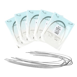 ISO Guber Material De Ortodoncia Dentista <span class=keywords><strong>Niti</strong></span> bretelle filo 014 <span class=keywords><strong>Niti</strong></span> fili arcuati dentale ortodontico <span class=keywords><strong>Niti</strong></span> filo per staffe - Product Image 1