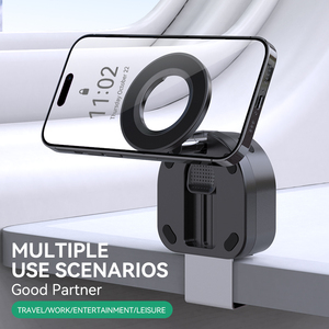 Travel <strong>Phone</strong> <strong>Stand</strong> | Portable Adjustable Holder <strong>for</strong> <strong>Desk</strong> &amp; Travel Use Magnetic Foldable - Product Image 5