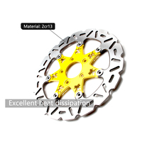 Disque de frein perforé ZCLH BD-005 en acier inoxydable 2Cr13, rotor flottant de 11,8 pouces pour Harley Touring 2008-2025, refroidissement CNC
